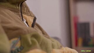 Skinny Twink’s Big Dick Pulsing Thick Cum Load Solo