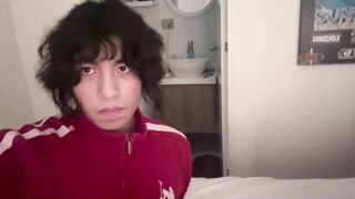Asian twink gets fucked by brutal fart alone