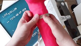 Unboxing the SilexD Giant Pink Silexpan XXL big dildo destroyed raw gay toy