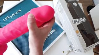 Unboxing the SilexD Giant Pink Silexpan XXL big dildo destroyed raw gay toy
