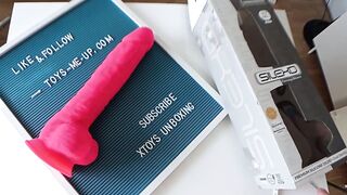 Unboxing the SilexD Giant Pink Silexpan XXL big dildo destroyed raw gay toy