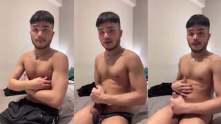 Rigby’s twitching cock desperate for a Taiwanese twink’s fist raw solo