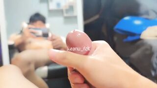 Pinoy Twink Gushing Cum From Big Dick Handjob Solo