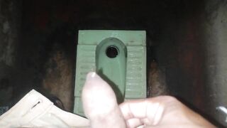 Asian twink pees on thick black cock gushing solo