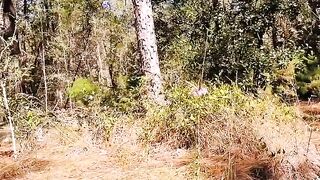 Walking down a nature trail with my dick hanging out twink solo jockstrap flaccid
