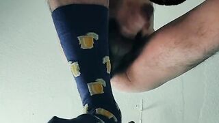 Twink jock strapped faceless raunchy solo jerk off session