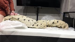 Raw deep kiss on futon drives huge cumshot asian twink gags messy