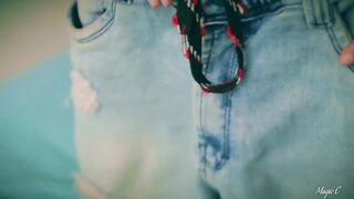 Twink’s Big Cock Pulsing Precum Gushes Thick Cumshots Overload