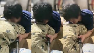 Creamy student can't stop huge cumshot in solo session