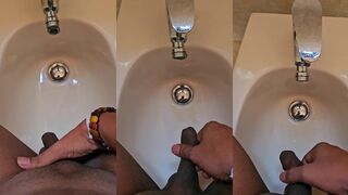 Black gay piss ruined big black cock takes twink