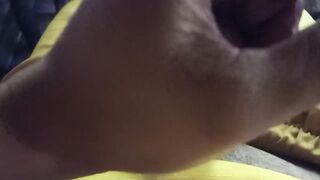 Asian twink gags on cam drips cum all over vlogging chair
