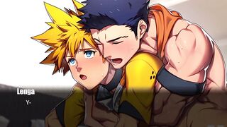 Gushing cum from twink paradise guardian raging at radiance unleashed