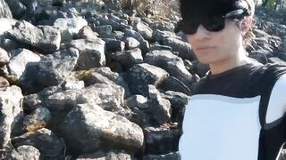 Twink Piss Pissing Peeing Solo Public Park