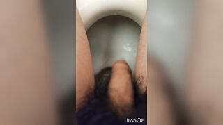 Broken faucet cumlube Japanese twink pees rivers of white desire