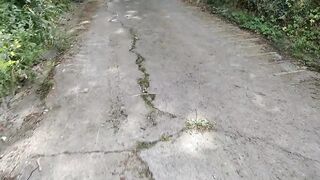 Bicycle Ride Turns Steamy Public Nudity Risk Solo Jerking Exposed