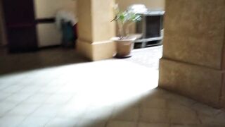Horny poolside jizz floods hotel room big uncut cock solo cumshot