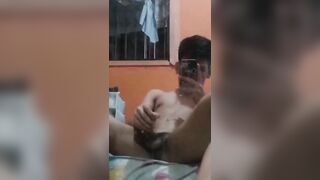 Twink tease with that big dick out now choking on it raw