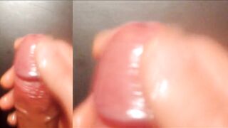 Twink's sloppy oil massage edging to big cumshot and moaning orgasm