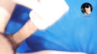 Twink rips Quickshot Fleshlight thick dick in brutal behind pounding cumshot