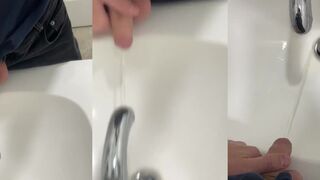 My piss so big it blew his tight twink throat raw