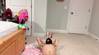 Solo Warmup workout destroys twink jock tight body