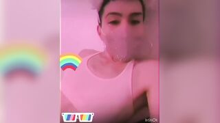 Cute femboy in slutty outfit gets plowed hard while shaved to perfection