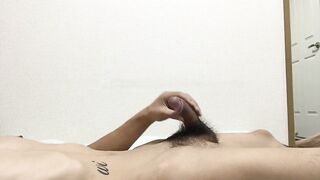 Asian twink gets destroyed solo with that fat cock