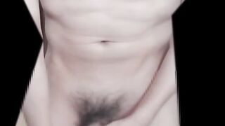 Big thick dick JOI muscle stud jizzes all over his rock hard abs
