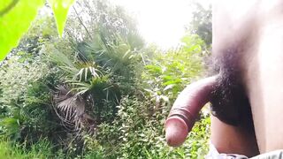 Solo Guy Jerking In The Forest While Real Dicks Flash Mom