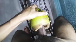 Twink dick driving daddy black meat into wet coconut hole moaning fruity mess