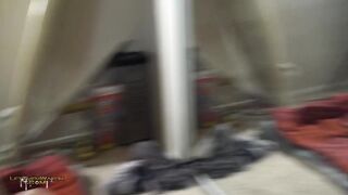 Hung Tatted Latino Fucks Twink Bareback While They Watch Jizz Flooding Cum