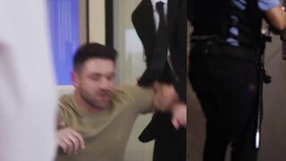 NakedSword Latino tops brutalize tattooed asshole raw hammered