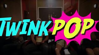 Twink Angel sucks the best straight dick then gets ass fucked raw in the changing room