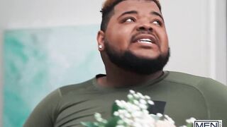 Santana XXL Gets His Curiosity Punished By Michael Jackman's Throbbing Cock