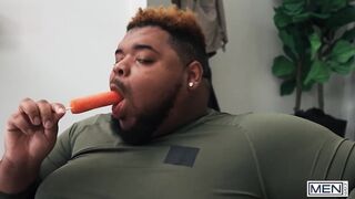 Santana XXL Gets His Curiosity Punished By Michael Jackman's Throbbing Cock