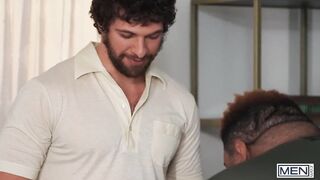 Santana XXL Gets His Curiosity Punished By Michael Jackman's Throbbing Cock