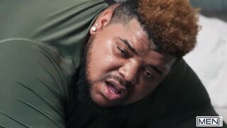 Santana XXL Gets His Curiosity Punished By Michael Jackman's Throbbing Cock