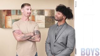 Hot Realtor Jock Takes Tattooed Client On A Rough Ride Raw Fuck