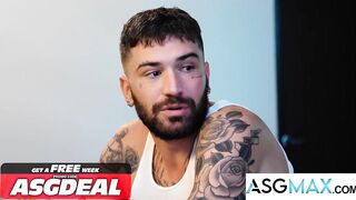 Stepbro Alex Tanner gets owned raw by bad boy Chris gagged face fucked