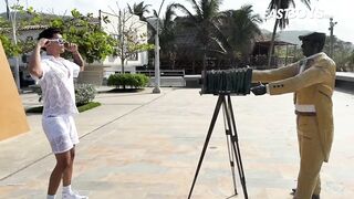 Big cock Colombian jock destroyed by gay handjob POV