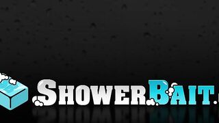 Ollie gags deep on his buddies throbbing cock in the steaming shower
