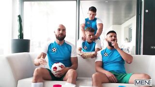 Muscular Malik Fucks Allen Raw Thick Cock Bed Missionary Doggystyle