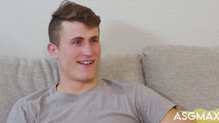 Hunk Kam Stone smashes new jock FWB raw and deep throat dripping