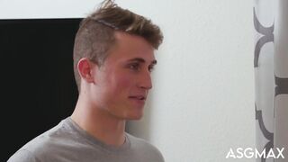 Hunk Kam Stone smashes new jock FWB raw and deep throat dripping