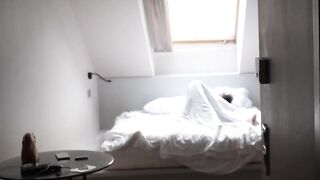 Hotel cumshot raw gay solo guy small dick moaning loud orgasm