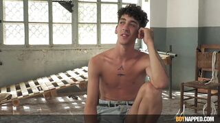 Twink Face Fucked Raw While Tied Down