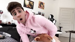 Filtred Twink Gags Pillow With His Big Cocks