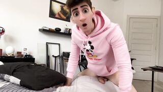 Filtred Twink Gags Pillow With His Big Cocks