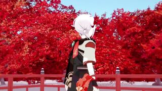 Kazuha Gets Destroyed by Tartaglia’s Brutal Raw Anal Fucking
