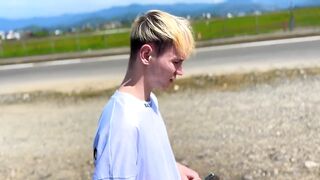 Offered a passerby guy to suck a dick for money in a public place
